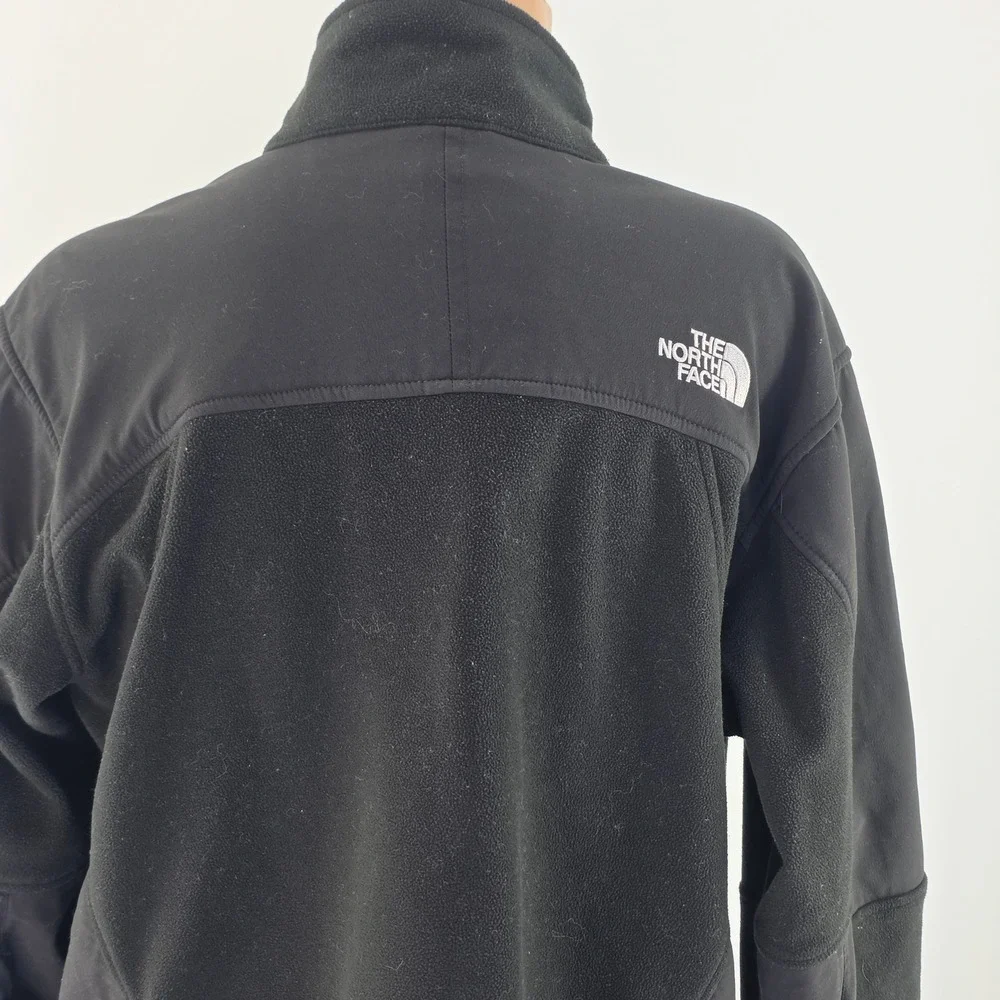 The North Face Windstopper Fleece Jacket Mens Medium Black Full Zip Outdoor Coat